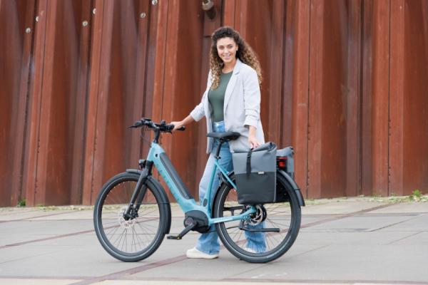 New Looxs Nyborg Doppelte Fahrradtasche 34L Wasserdicht Dunkelgrau